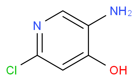 5-amino-2-chloropyridin-4-ol_分子结构_CAS_138084-66-9)