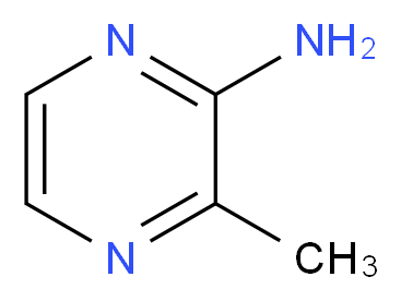 3-methylpyrazin-2-amine_分子结构_CAS_19838-08-5)