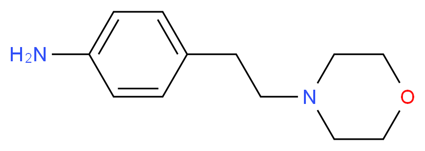 4-(2-MORPHOLIN-4-YL-ETHYL)-ANILINE_分子结构_CAS_262368-47-8)