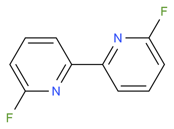 2-fluoro-6-(6-fluoropyridin-2-yl)pyridine_分子结构_CAS_616225-38-8