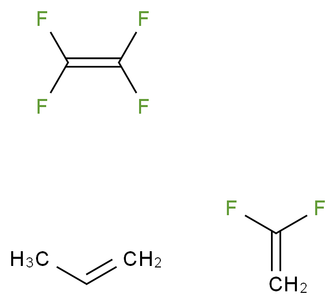 1,1-difluoroethene; prop-1-ene; tetrafluoroethene_分子结构_CAS_54675-89-7