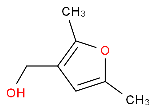 (2,5-Dimethyl-3-furyl)methanol_分子结构_CAS_)