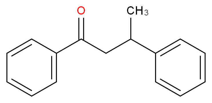 1,3-diphenylbutan-1-one_分子结构_CAS_1533-20-6