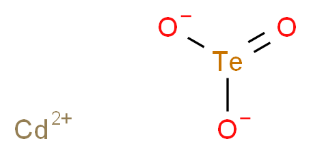 CADMIUM TELLURITE_分子结构_CAS_15851-44-2)