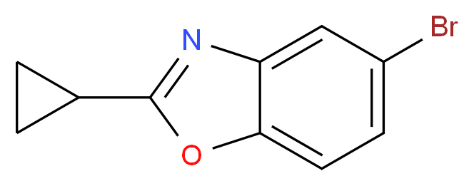 5-bromo-2-cyclopropyl-1,3-benzoxazole_分子结构_CAS_915923-17-0)