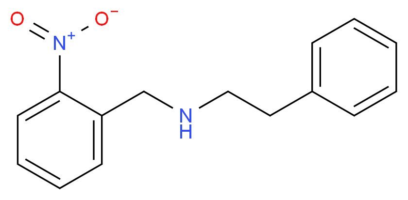 [(2-nitrophenyl)methyl](2-phenylethyl)amine_分子结构_CAS_418774-35-3