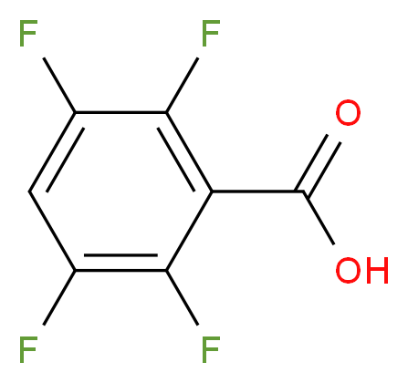 2,3,5,6-Tetrafluorobenzoic acid_分子结构_CAS_)