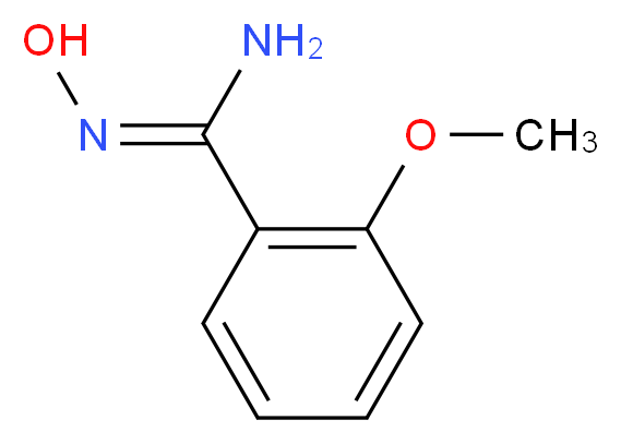 N'-hydroxy-2-methoxybenzenecarboximidamide_分子结构_CAS_771-28-8)