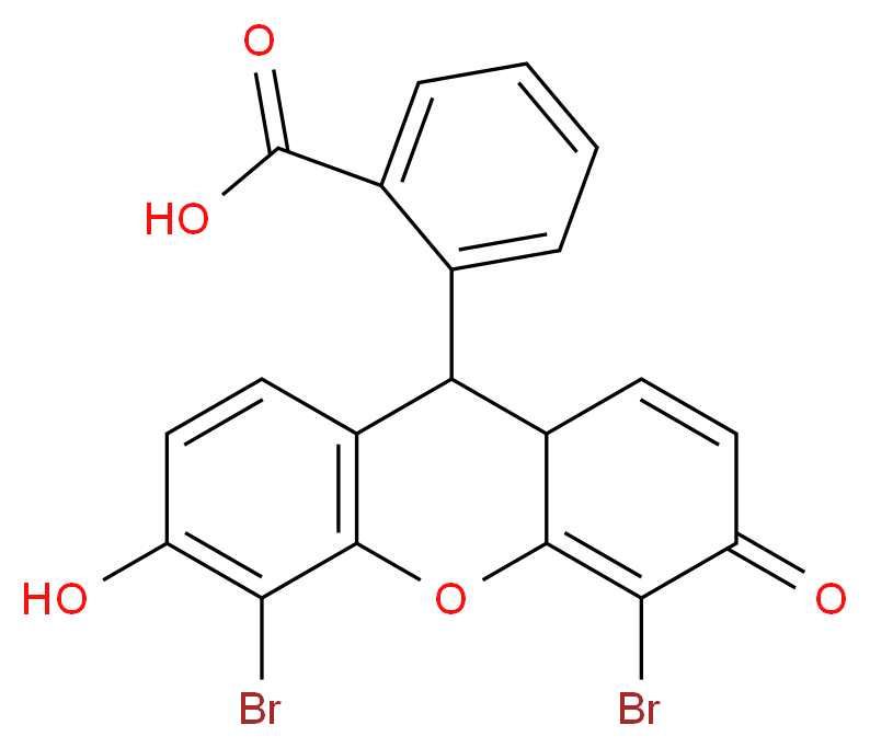 4,5-DIBROMOFLUORESCEIN_分子结构_CAS_596-03-2)