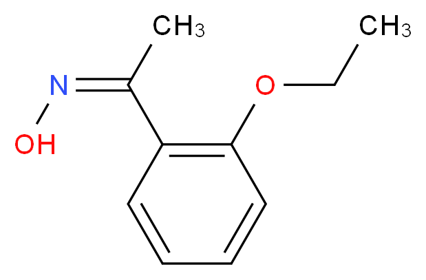 1-(2-Ethoxyphenyl)ethanone oxime_分子结构_CAS_)