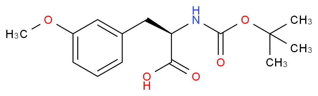 BOC-3-METHOXY-D-PHENYLALANINE_分子结构_CAS_261380-37-4)