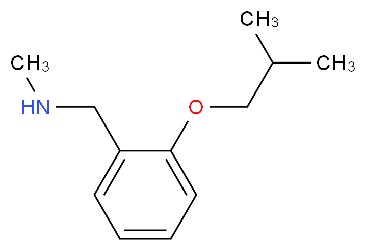 (2-isobutoxybenzyl)methylamine_分子结构_CAS_915921-38-9)