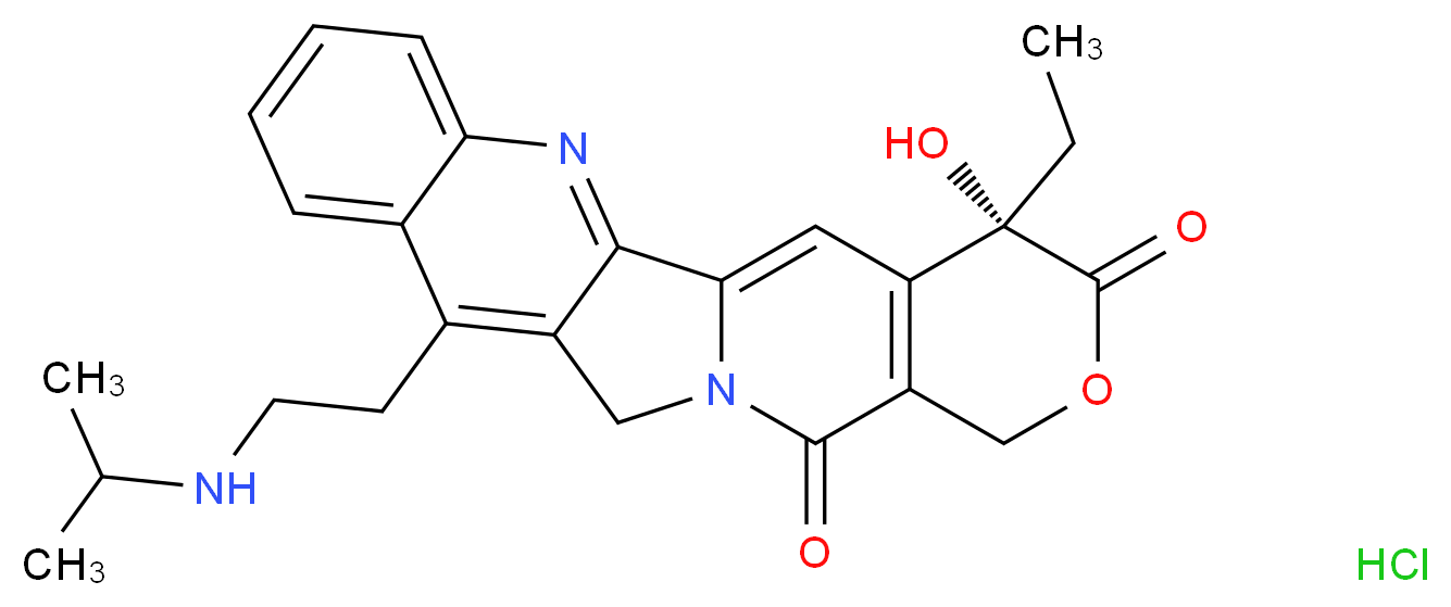 Belotecan Hydrochloride_分子结构_CAS_213819-48-8)