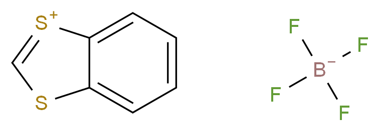 1,3-苯并二硫代吡咯四氟化硼盐_分子结构_CAS_57842-27-0)