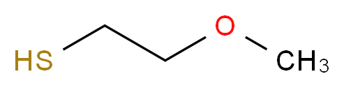 2-methoxyethane-1-thiol_分子结构_CAS_10494-75-4