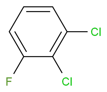 1,2-dichloro-3-fluorobenzene_分子结构_CAS_36556-50-0