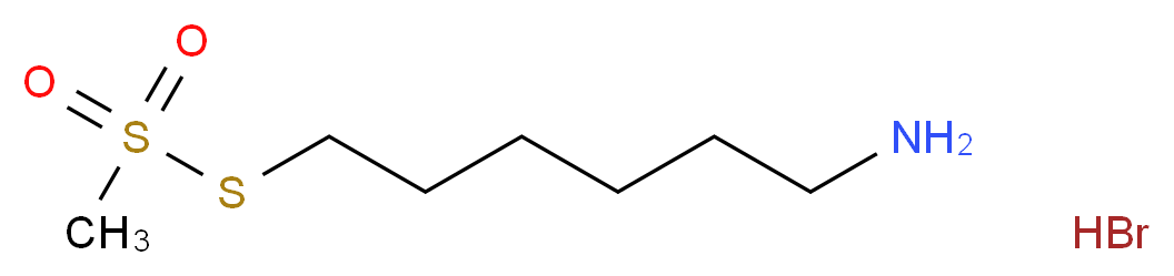 6-(methanesulfonylsulfanyl)hexan-1-amine hydrobromide_分子结构_CAS_1216618-83-5