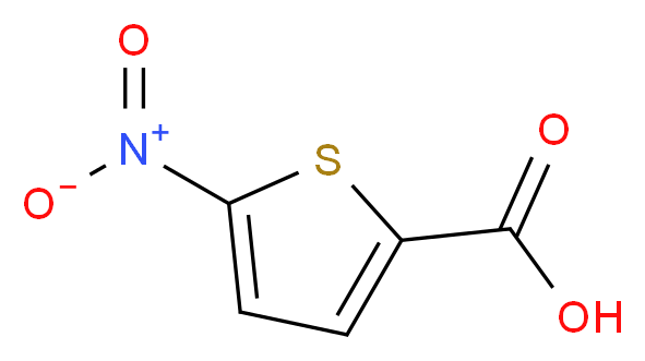 5-硝基噻吩-2-羧酸_分子结构_CAS_6317-37-9)