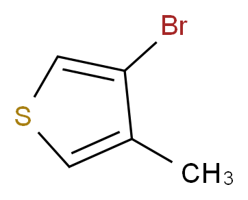 3-Bromo-4-methylthiophene_分子结构_CAS_30318-99-1)