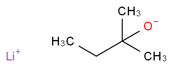 lithium(1+) ion 2-methylbutan-2-olate_分子结构_CAS_53535-81-2