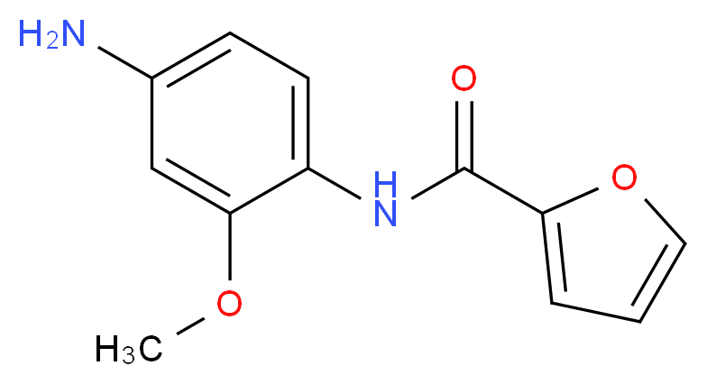 N-(4-Amino-2-methoxyphenyl)furan-2-carboxamide_分子结构_CAS_)