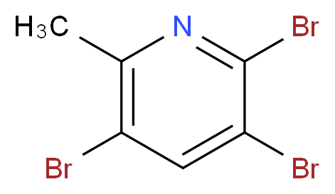 6-Methyl-2,3,5-tribromopyridine_分子结构_CAS_3430-15-7)