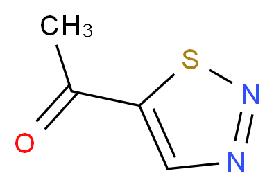 1-(1,2,3-thiadiazol-5-yl)ethan-1-one_分子结构_CAS_136918-88-2