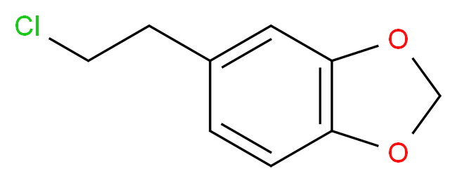 5-(2-chloroethyl)-1,3-benzodioxole_分子结构_CAS_23808-46-0)