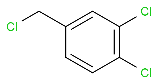 1,2-dichloro-4-(chloromethyl)benzene_分子结构_CAS_102-47-6