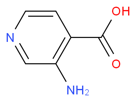 3-aminopyridine-4-carboxylic acid_分子结构_CAS_7529-20-6