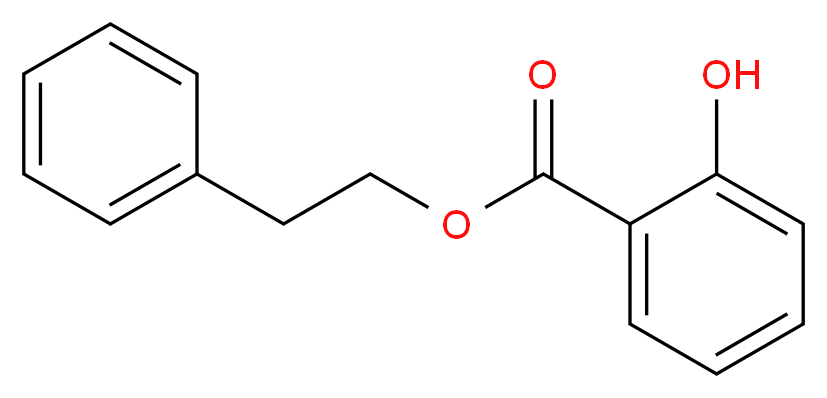 Phenethyl salicylate_分子结构_CAS_)