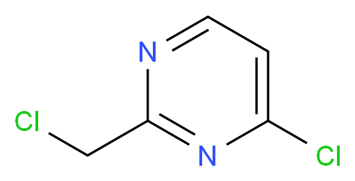4-CHLORO-2-(CHLOROMETHYL)PYRIMIDINE_分子结构_CAS_3842-28-2)