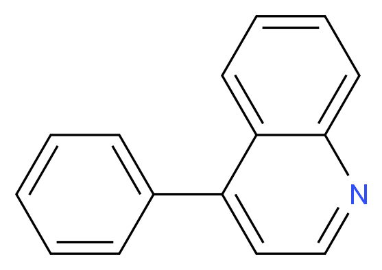 4-Phenylquinoline_分子结构_CAS_605-03-8)