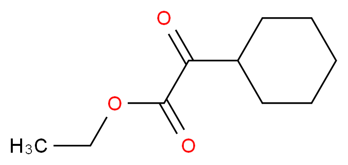 ethyl 2-cyclohexyl-2-oxoacetate_分子结构_CAS_13275-31-5