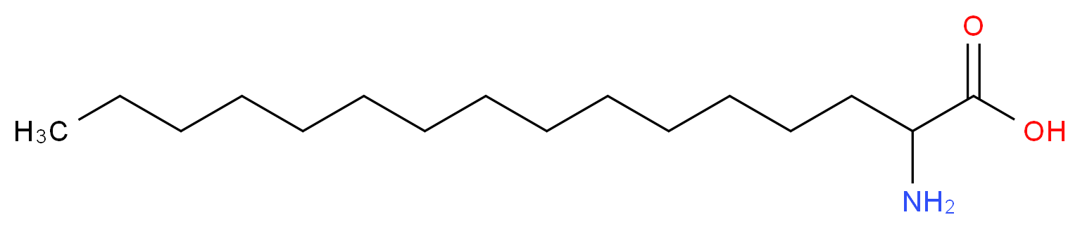 2-氨基十六烷酸_分子结构_CAS_7769-79-1)