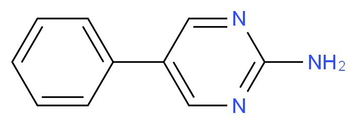 5-phenylpyrimidin-2-amine_分子结构_CAS_31408-23-8