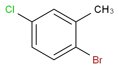 2-Bromo-5-chlorotoluene_分子结构_CAS_14495-51-3)