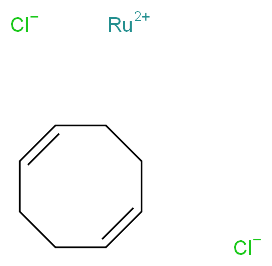 λ<sup>2</sup>-ruthenium(2+) ion (1Z,5Z)-cycloocta-1,5-diene dichloride_分子结构_CAS_50982-12-2