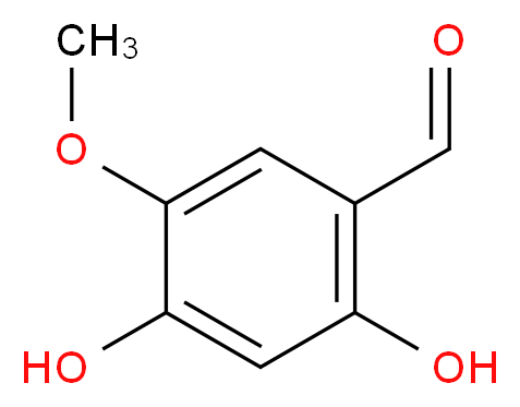 2,4-dihydroxy-5-methoxybenzaldehyde_分子结构_CAS_51061-83-7)