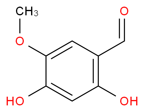 2,4-Dihydroxy-5-methoxybenzaldehyde_分子结构_CAS_51061-83-7)