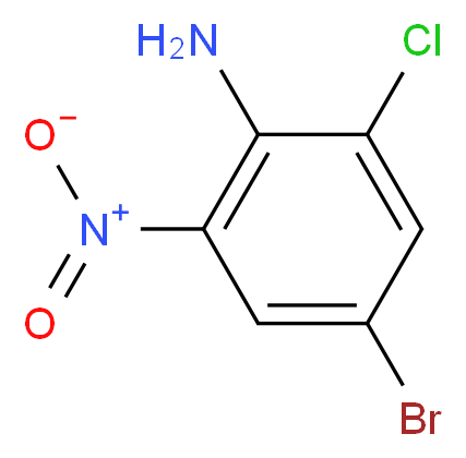 4-bromo-2-chloro-6-nitroaniline_分子结构_CAS_34033-41-5