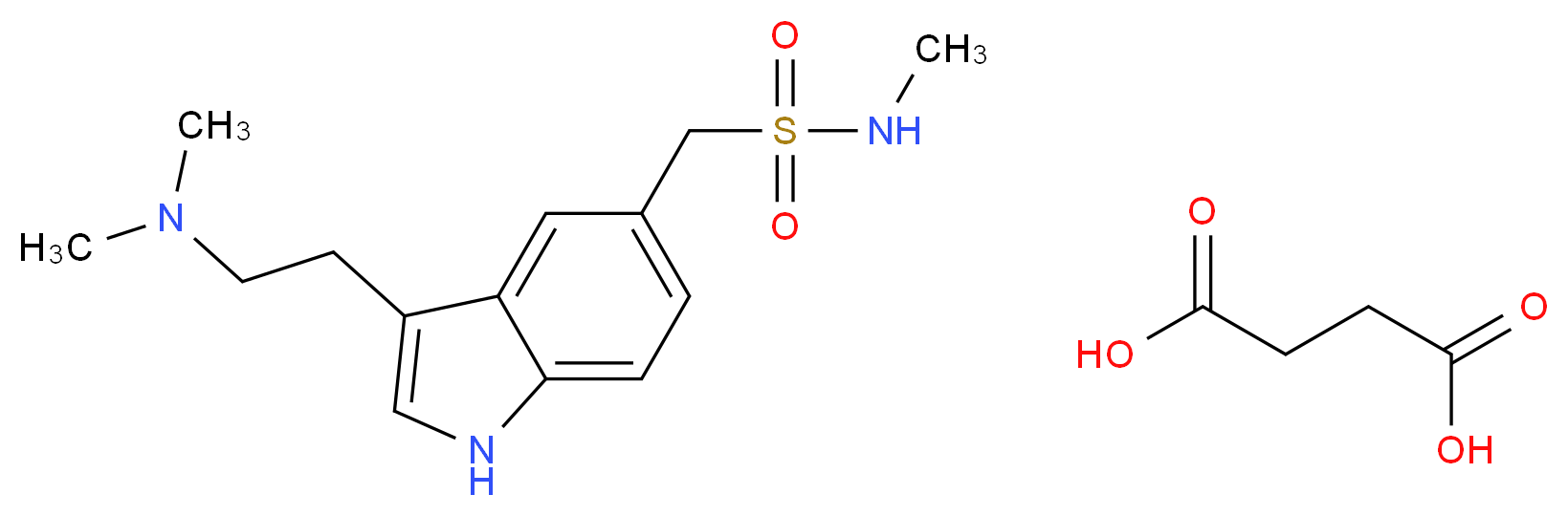 Sumatriptan succinate_分子结构_CAS_103628-48-4)