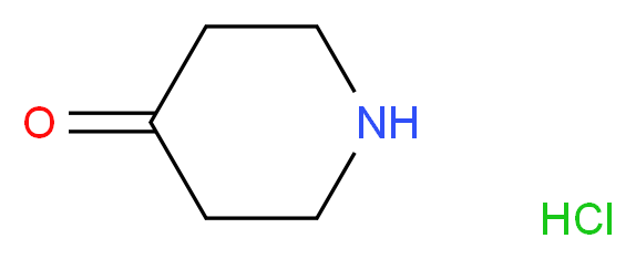 piperidin-4-one hydrochloride_分子结构_CAS_41979-39-9