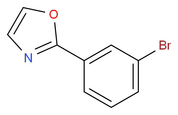 2-(3-bromophenyl)-1,3-oxazole_分子结构_CAS_243455-57-4