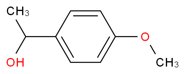 1-(4-methoxyphenyl)ethan-1-ol_分子结构_CAS_)