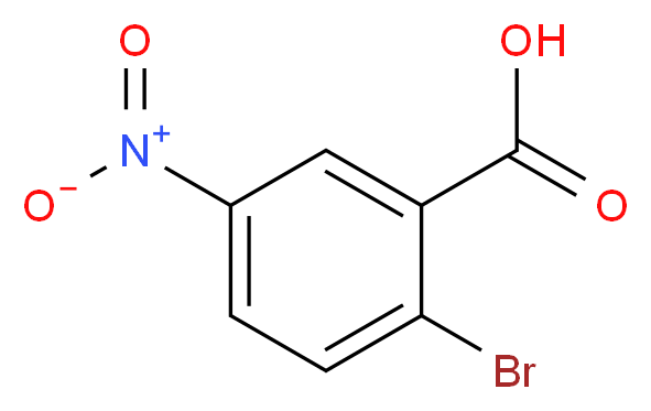 2-溴-5-硝基苯甲酸_分子结构_CAS_943-14-6)