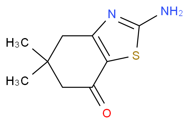 2-Amino-5,5-dimethyl-5,6-dihydro-4H-benzothiazol-7-one_分子结构_CAS_1629-95-4)