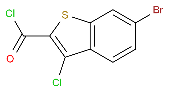 6-Bromo-3-chloro-1-benzothiophene-2-carbonyl chloride_分子结构_CAS_75212-27-0)