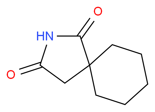 2-azaspiro[4.5]decane-1,3-dione_分子结构_CAS_1197-80-4