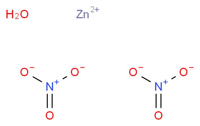 zinc(2+) ion hydrate dinitrate_分子结构_CAS_13778-30-8